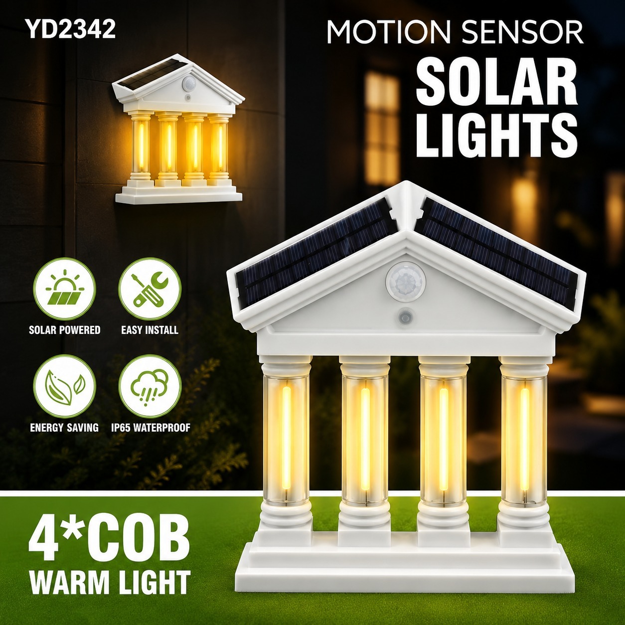 Motion Sensor Solar Light