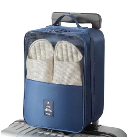 3-Layer Portable Waterproof Travel Shoe Storage Bag & Organizer