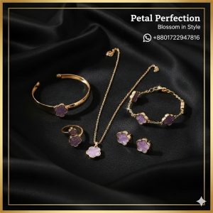 লাকি ফ্লাওয়ার জুয়েলারি ৫ পিসের সেট COD: 406